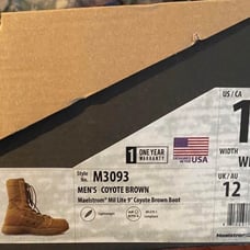 NIB Maelstrom Men’s Coyote Brown Boots 13 Wide