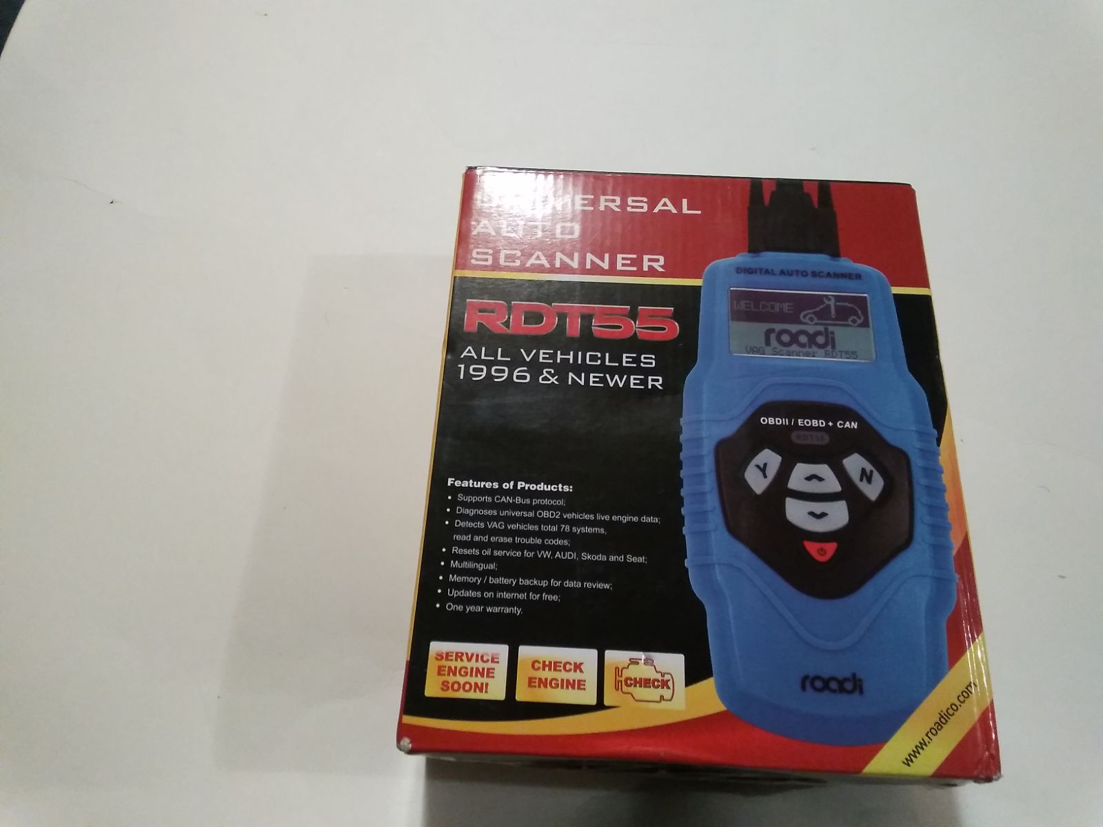 Roadi RDT55 Universal Auto Scanner New