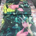 Neon Flowers Yoga Exercise Mat 72 x 24