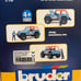 NEW Bruder Jeep Wrangler Cross Country Racer Vehicle with Driver Blue