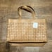 NWT Oscar de la renta eyelet laser cut out faux leather tote bag