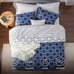 Lightweight Queen Bedding Sets 7 Pieces Navy Blue-YU6