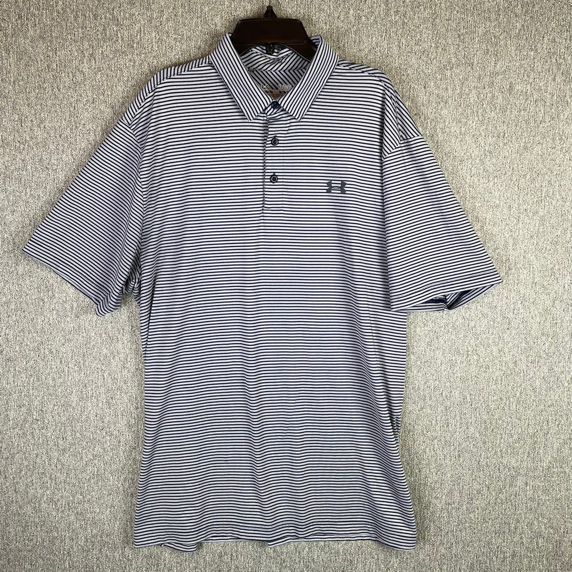 under armour loose heatgear golf shirt