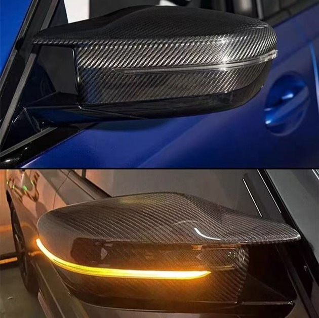NEW 2021-2025 BMW G80 G82 G83 G87 M2 M3 M4 REAL CARBON FIBER REPLACEMENT MIRROR