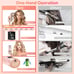Upgraded Automatic Curling Iron, Cordless Auto Hair Curler with 6 Temps & Timers