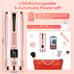 Upgraded Automatic Curling Iron, Cordless Auto Hair Curler with 6 Temps & Timers