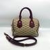 Michael Kors Khaki Coated Canvas Aria Satchel Bag