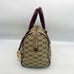 Michael Kors Khaki Coated Canvas Aria Satchel Bag