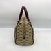 Michael Kors Khaki Coated Canvas Aria Satchel Bag