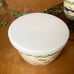 Temptations Old World Blue 3 Bowl Bake Serve Set W/ Wire Caddy & Plastic Covers