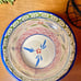 Temptations Old World Blue 3 Bowl Bake Serve Set W/ Wire Caddy & Plastic Covers