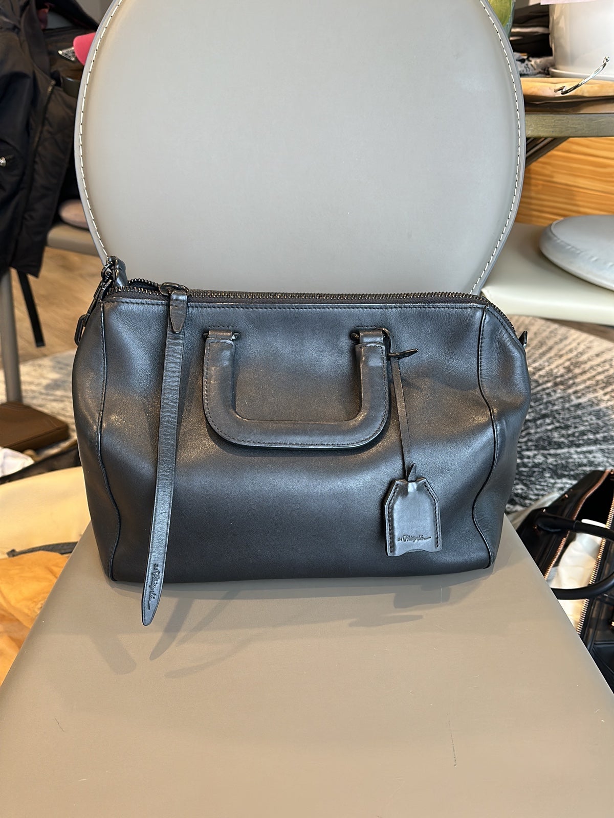 3.1 Phillip Lim Wednesday Boston Satchel in Black.
