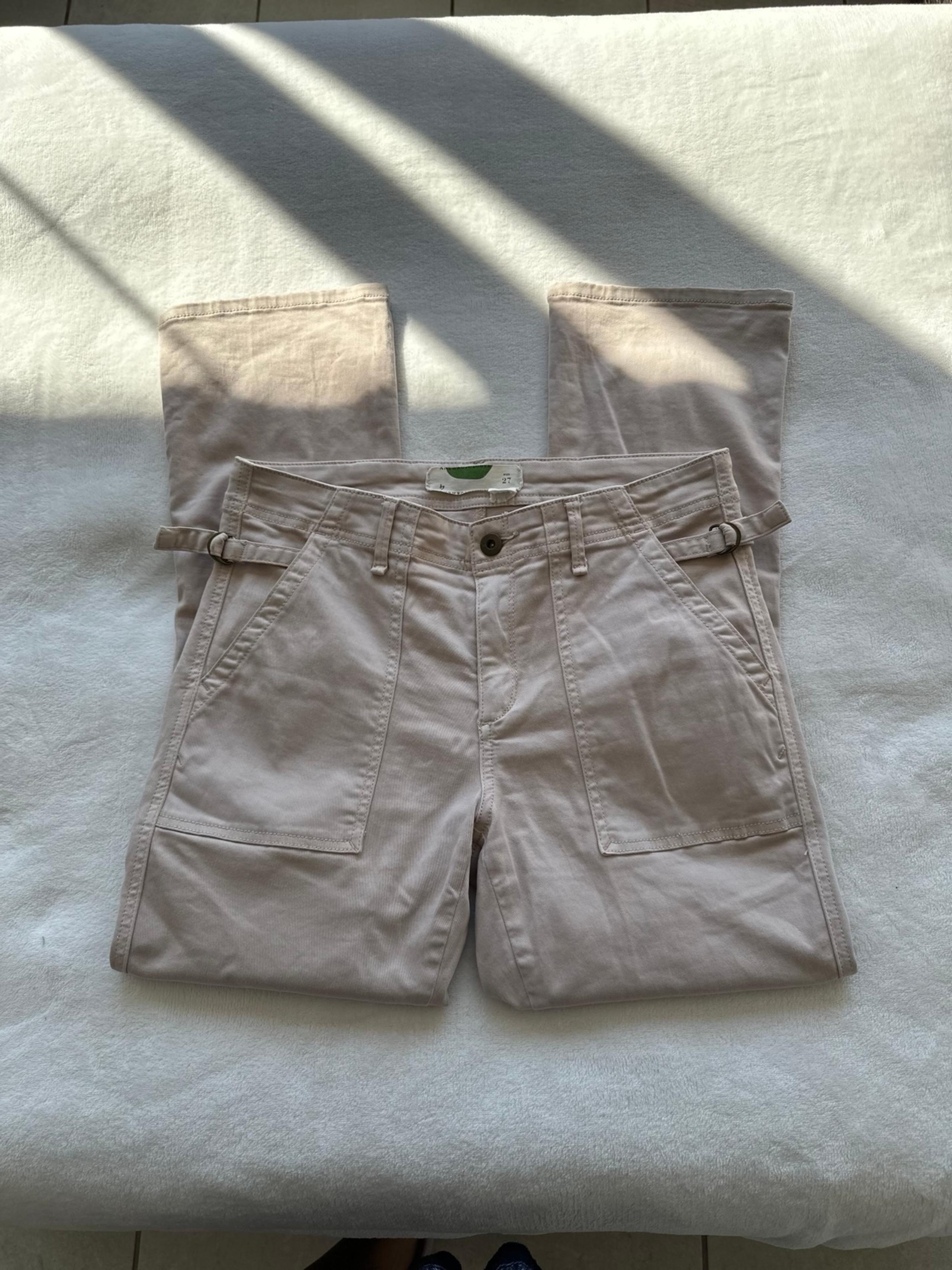 Anthropologie The Wanderer Utility Cargo Pants Khaki Womens Size 27