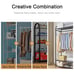 Heavy Duty Clothes Rail Clothes Rack Black Metal Garment Rack Stand for Bedroom