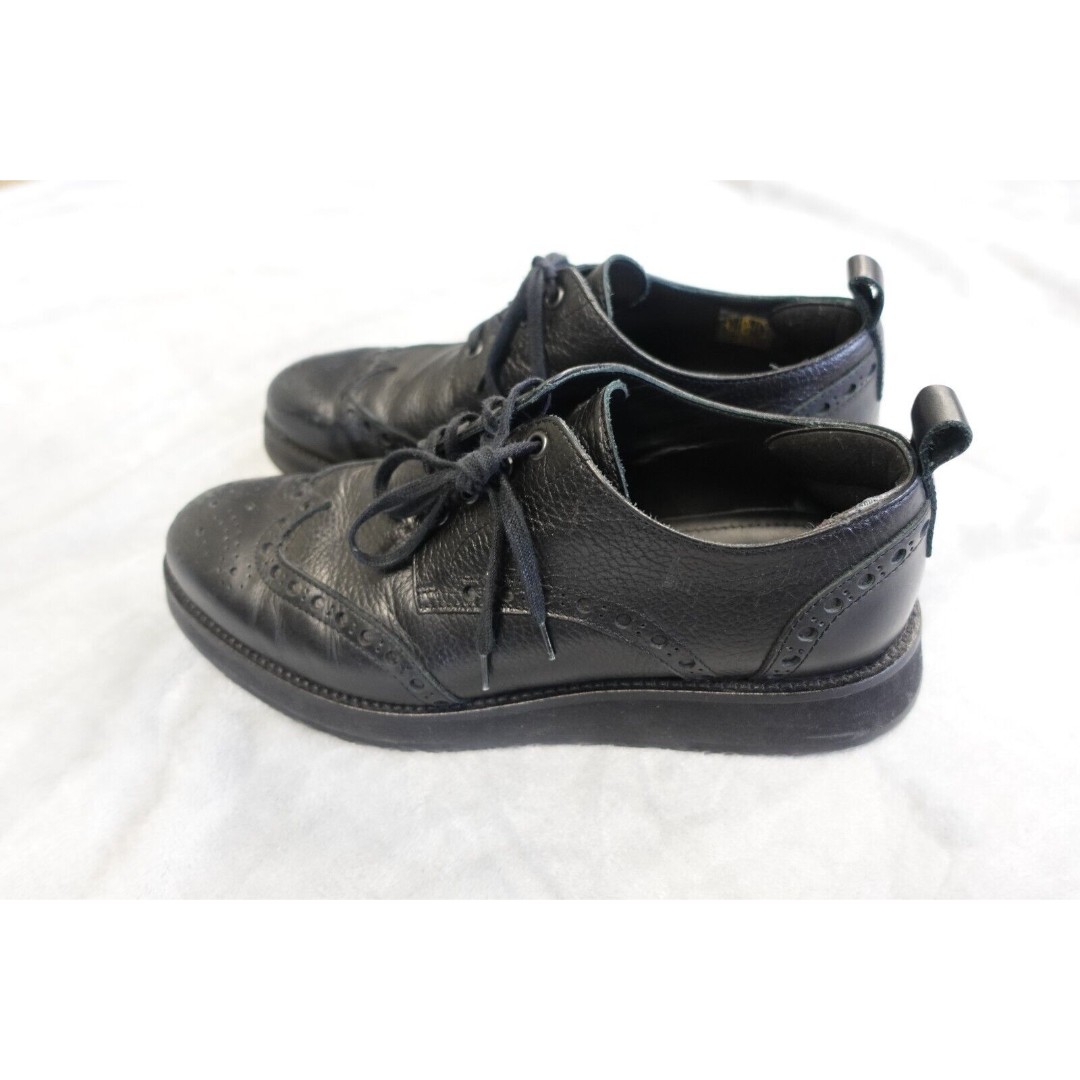 Donald J. Pliner Black Oxford Dress Shoes Men's 8.5 Leather