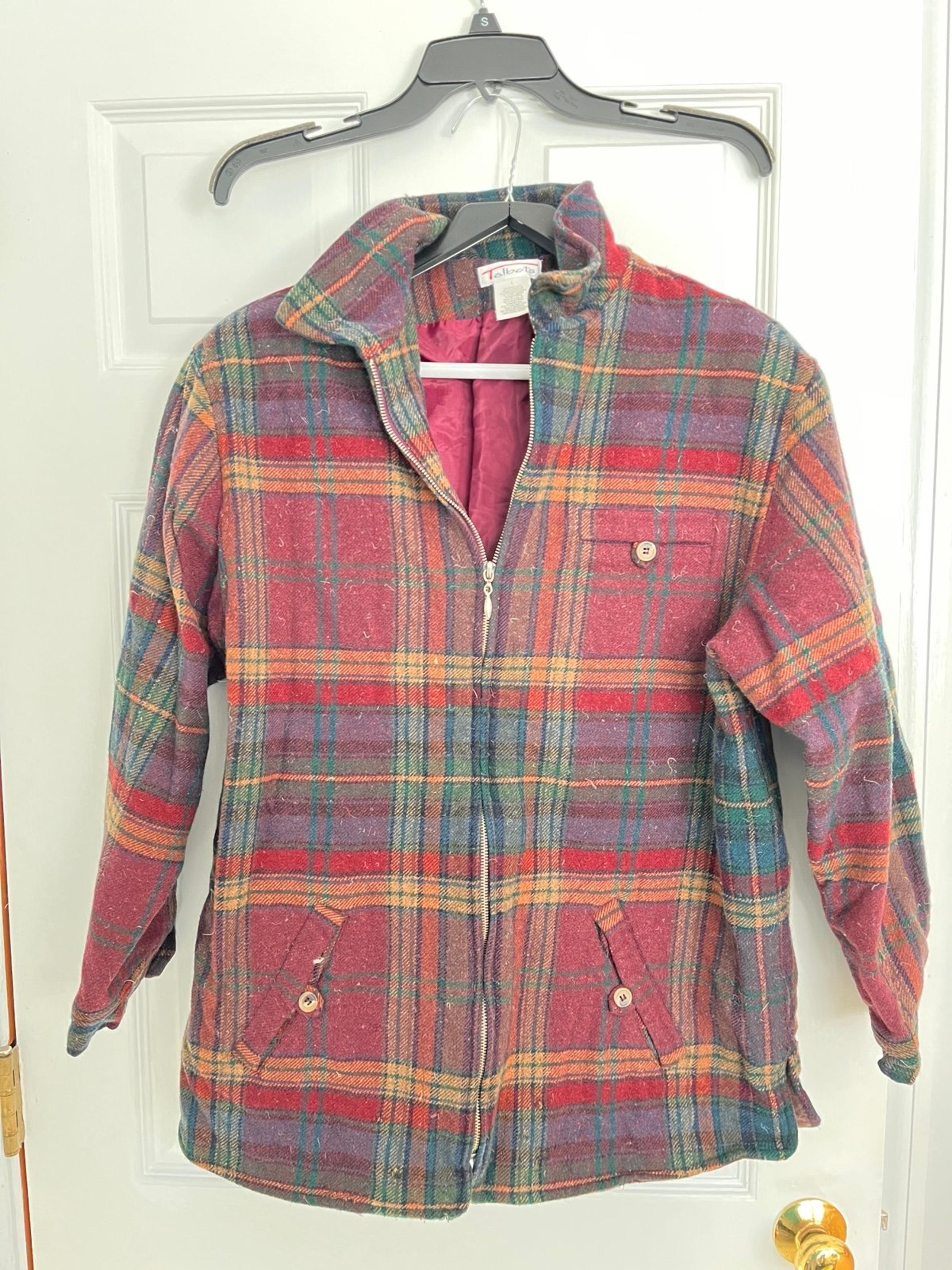 Wool Zip Up jacket/sweater - Talbots