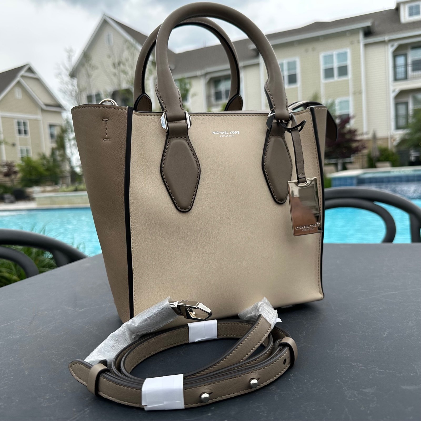 Michael Kors Gracie Small Tote Crossbody Satchel Bag