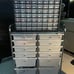 Rolling Storage Cart and Organizer with 12 Plastic