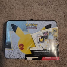 Pokemon Celebrations Collectors Chest Lunchbox 25th Anniversary IN HAND & SEALE