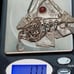 Vintage Necklace Silver Indian Red Stone