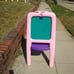Girls Kids chalkboard easel