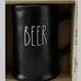 Rae Dunn Black beer mugs
