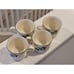 Lenox Country Holly Tea Cups Set of 4 -Made In USA