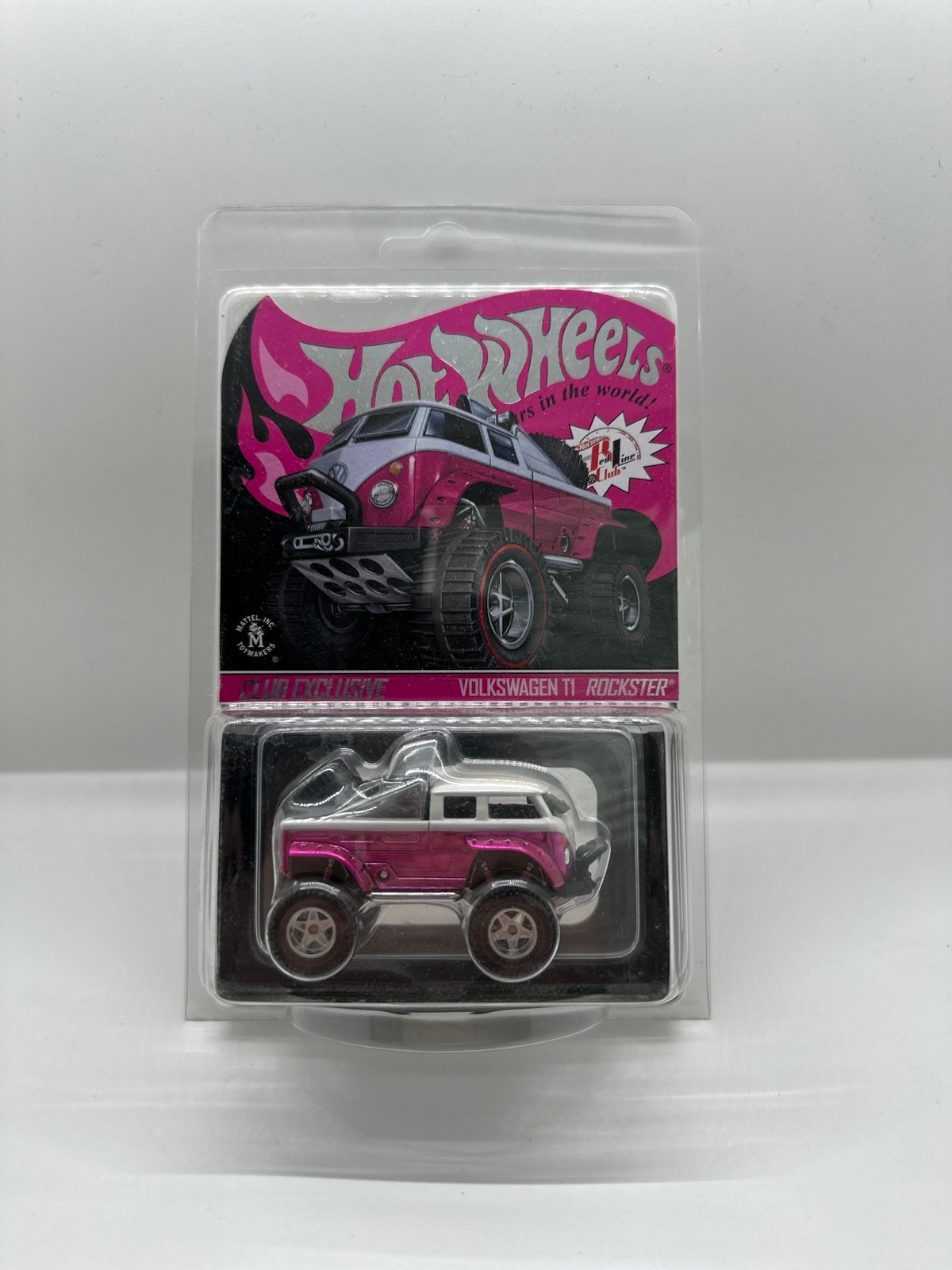 2020 Hot Wheels RLC Pink Volkswagen T1 Rockster (20th Nationals Convention) NEW