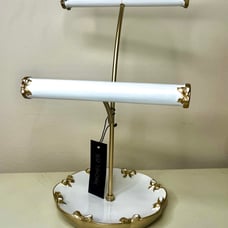 Rachel Zoe White Gold Bow Jewelry Stand