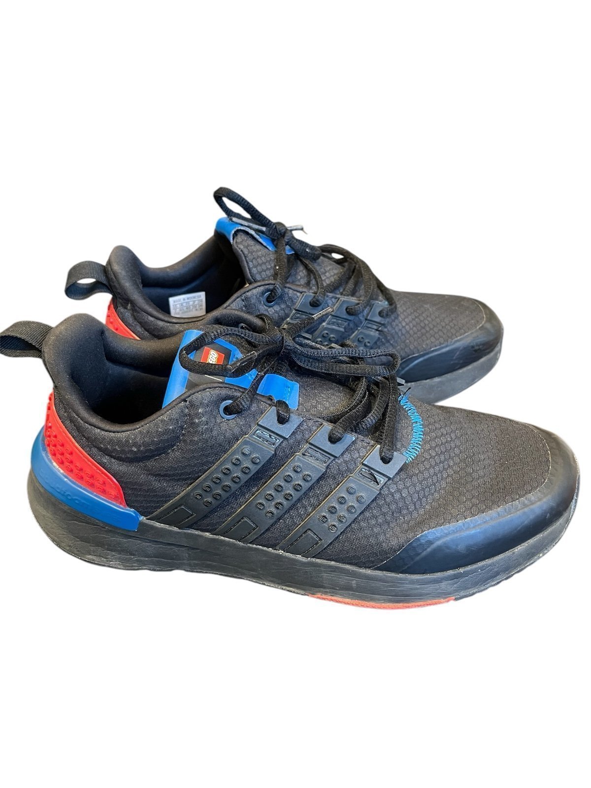 Adidas Racer TR21 Lego GW3681 Men Casual Shoes Black / Red men's size 7