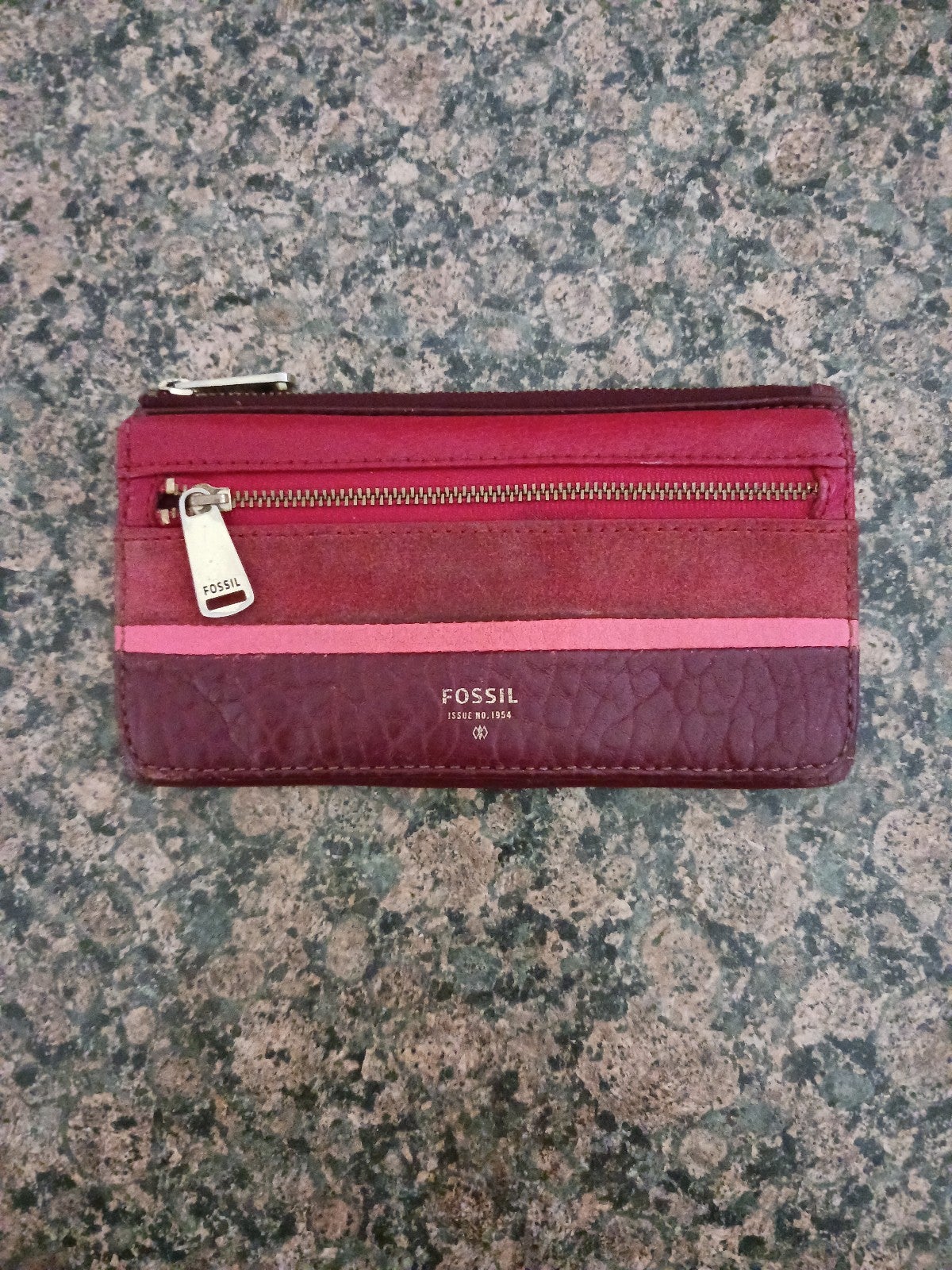Red fosil Wallet