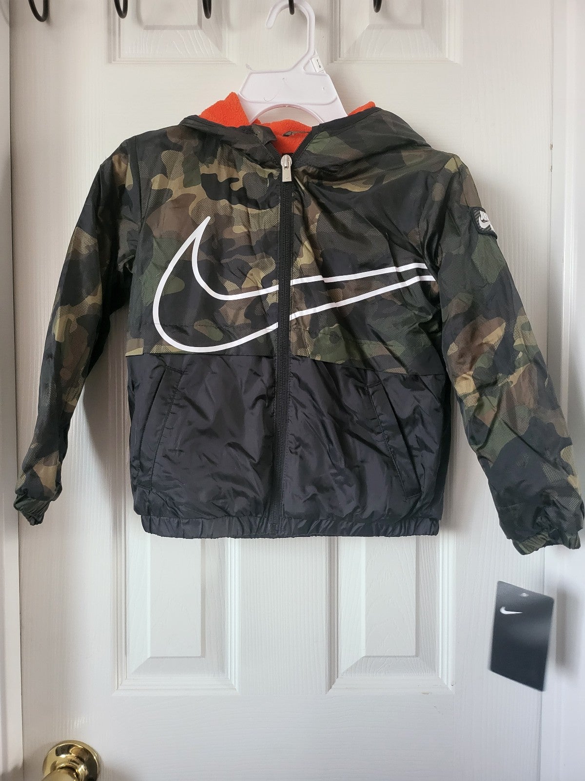Nike size 4 camo zip up
