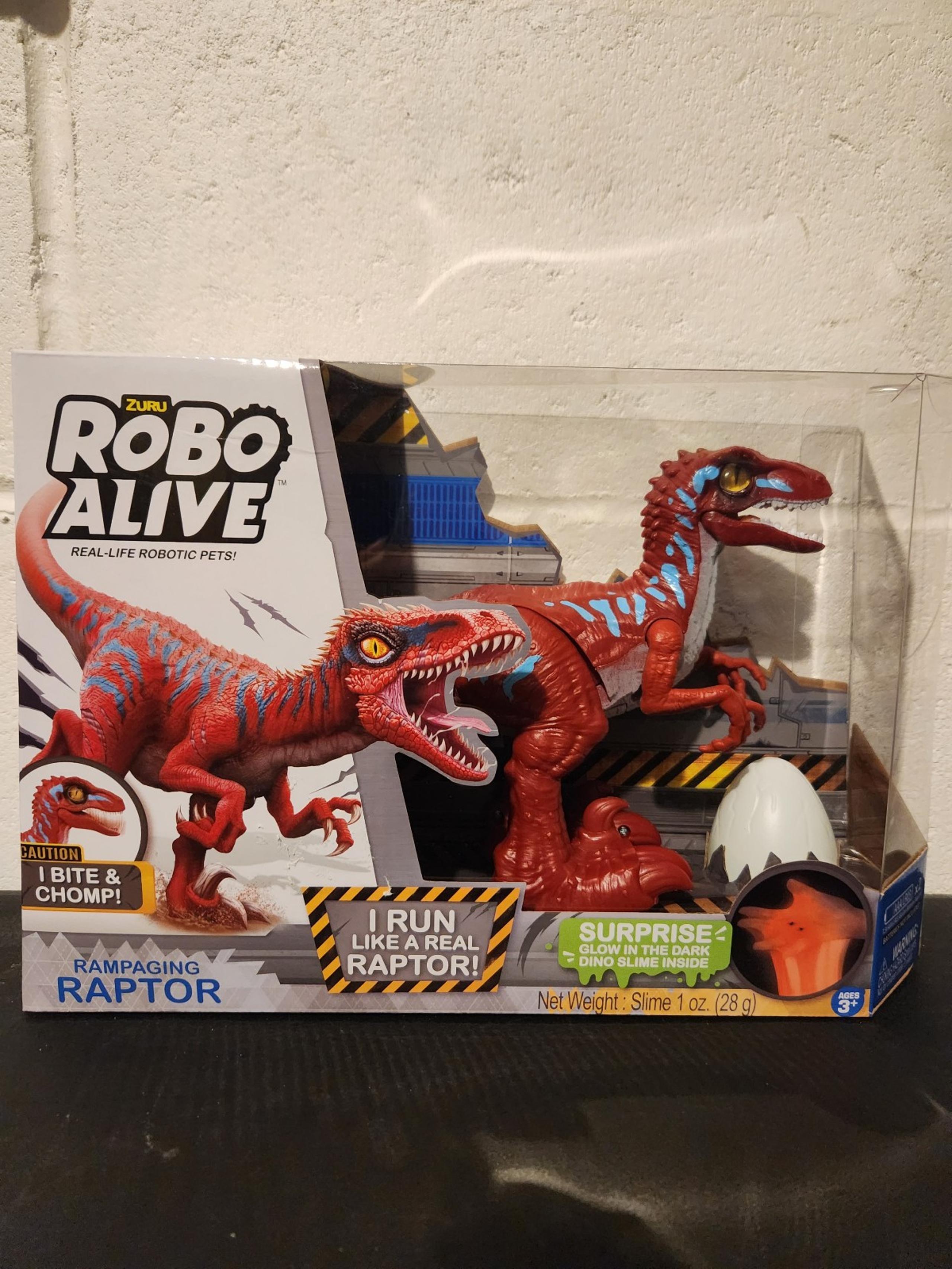 Red Raptor Dinosaur Robo Alive Rampaging Zuru Inc. Action Figure - Runs & Chomps