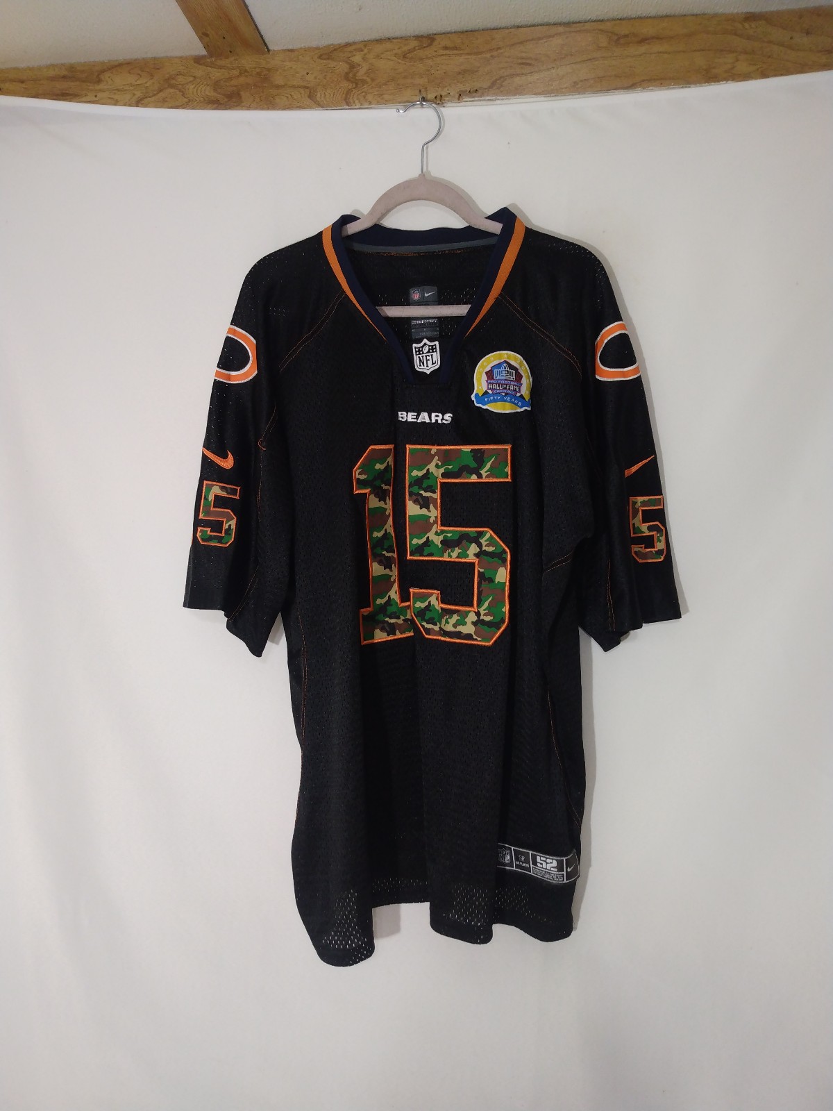 Mens Rare Nike Brandon Marshall Stitched Chicago Bears Football Jersey Sz 52