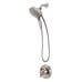 MOEN - 6-Spray Dual Wall Mount Fixed and Handheld shower heads