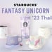 Starbucks Fantasy Unicorn Pegasus White Stainless Steel Mug, 14oz - Thailand '23
