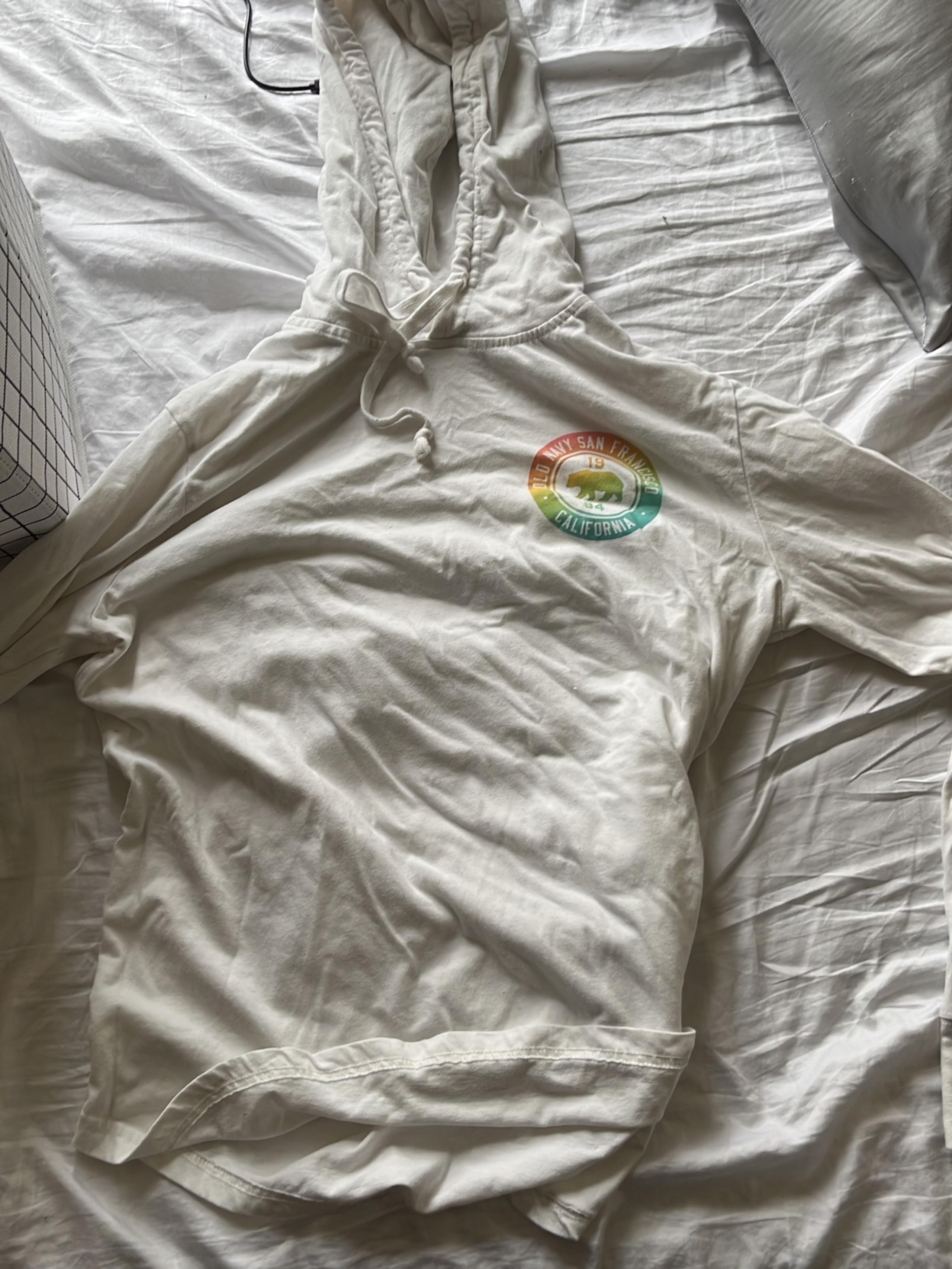 Old Navy white hoodies for men