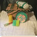 Loaded picnic baskets
