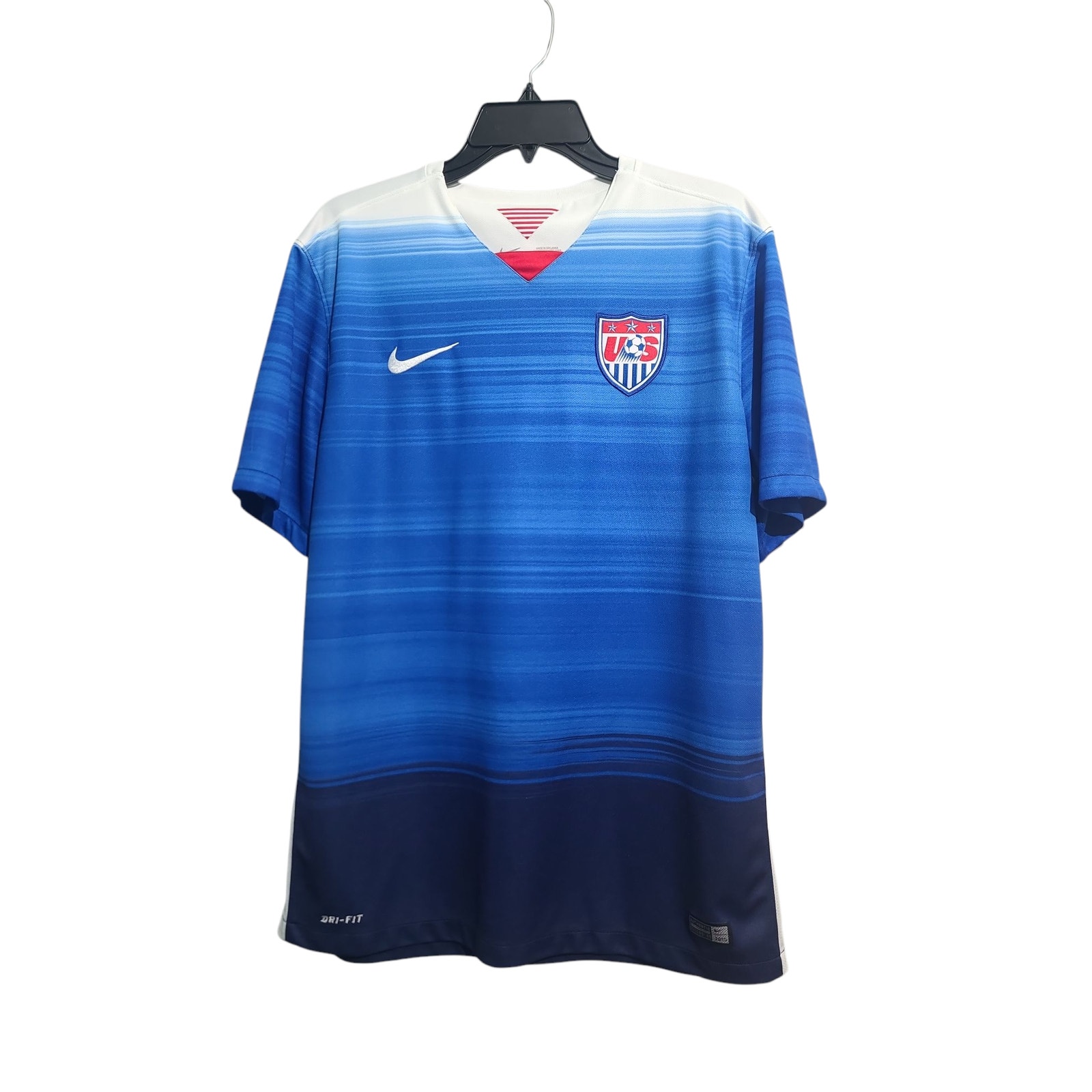 Nike USMNT Away Jersey Blue Men’s Large Dri-FIT Soccer
