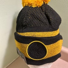 NFL NEW ERA PITTSBURGH STEELERS WINTER KNIT CUFFED POM BEANIE HAT ONE SIZE