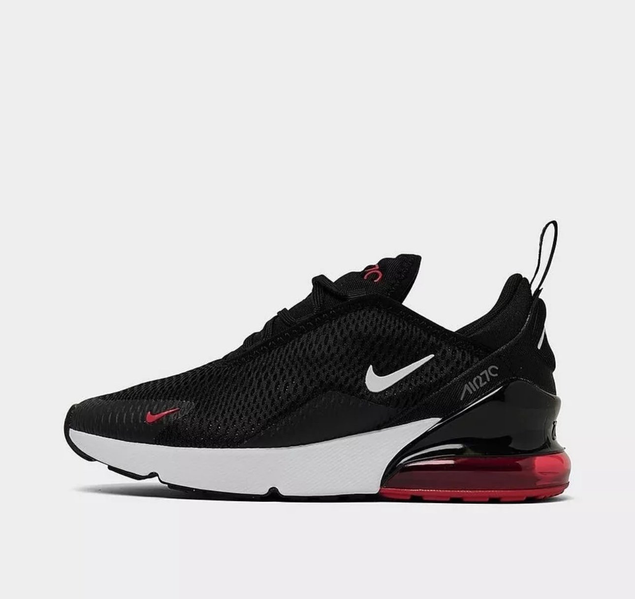 New Kid NIKE AIR MAX 270 (PS) Preschool Black/White-Gym Red Iron Grey FQ2416 11C