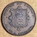 Copper 1858 1/13 of Shilling Victoria State of Jersey Genuine European scarce