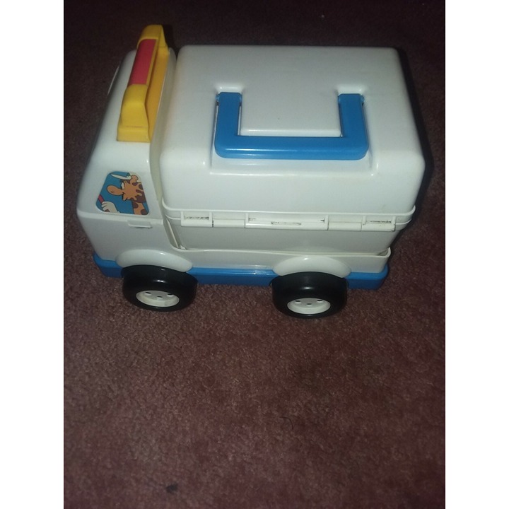 Vintage Geoffrey Toy Ambulance with Medical Kit Toys R Us Doctor Nurse Kit
