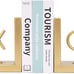 NEW Book Ends Gold Bookends Heavy Duty Decorative Bookends to Holders Books