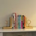 NEW Book Ends Gold Bookends Heavy Duty Decorative Bookends to Holders Books
