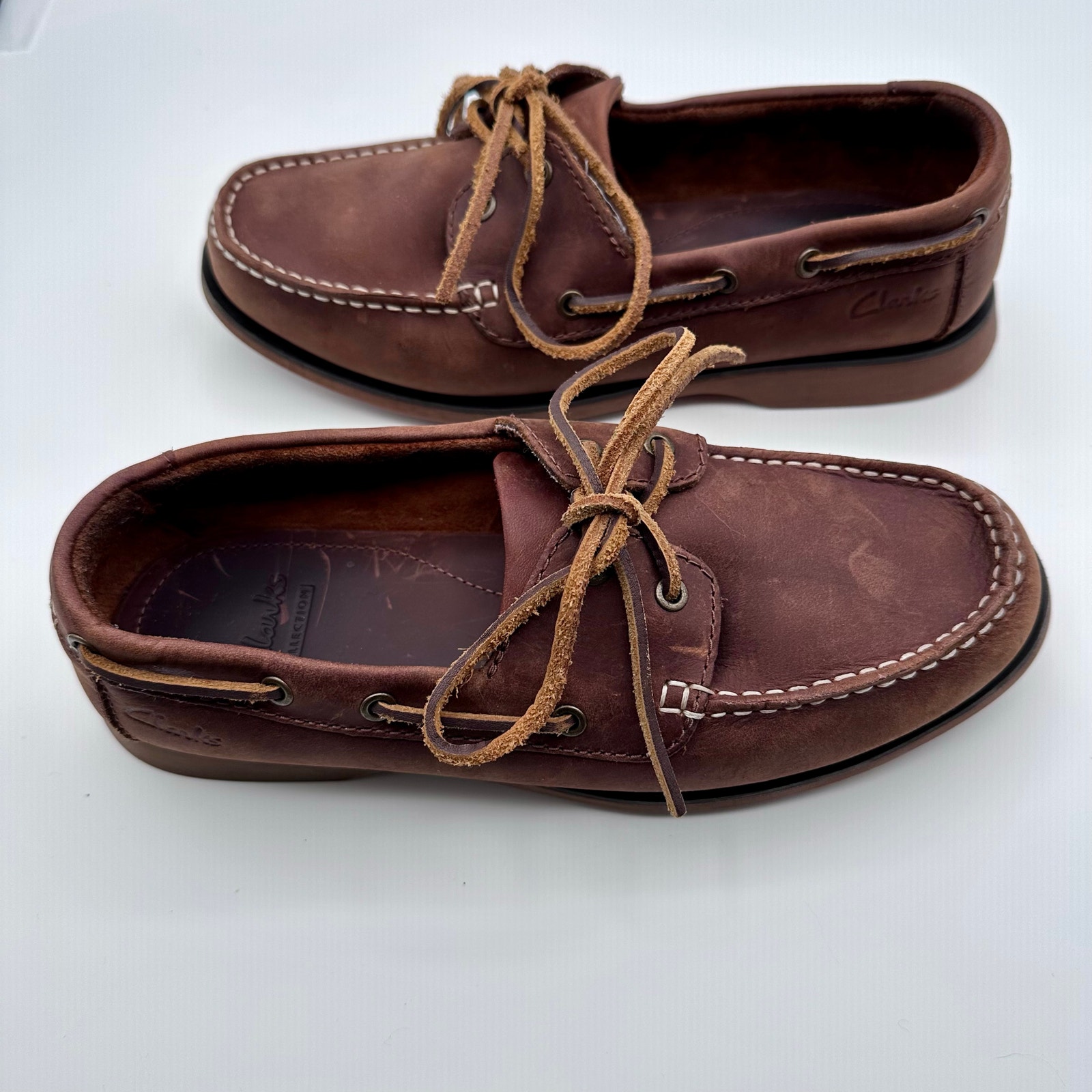 Clarks Port View Boat Shoes Men's Size 7US 39.5 EU Originally 110