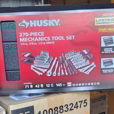 Mechanics Tool Set Kit Socket 270 Piece Case Tools Sae Metric Drive Box Ratchet