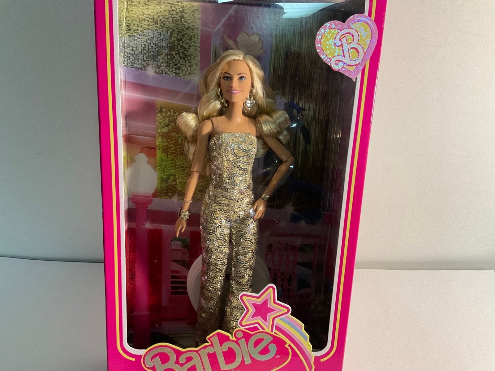 Mattel- Barbie The Movie: Barbie Doll in Gold Jumpsuit- New