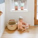 Natural Market Basket by Design Dua | Home Decor | Easter Basket | Bolga Basket