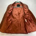 JCPenney Blazer Jacket Mens Size 40 Vintage Brown Leather Classic Retro Style